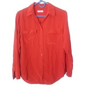 Equipment Womens 100% Silk Blouse Size S Quiet Luxury Career Corp Business Work